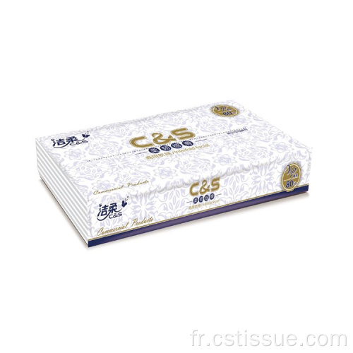 Tissu facial vierge en bois doux